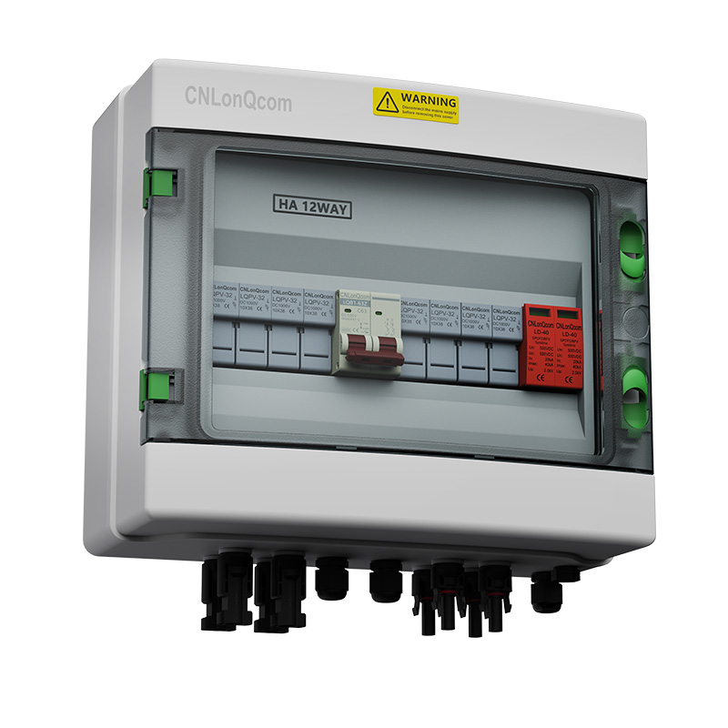 ກ່ອງ PV confiner 4 ໃນ 1 ອອກ DC500V