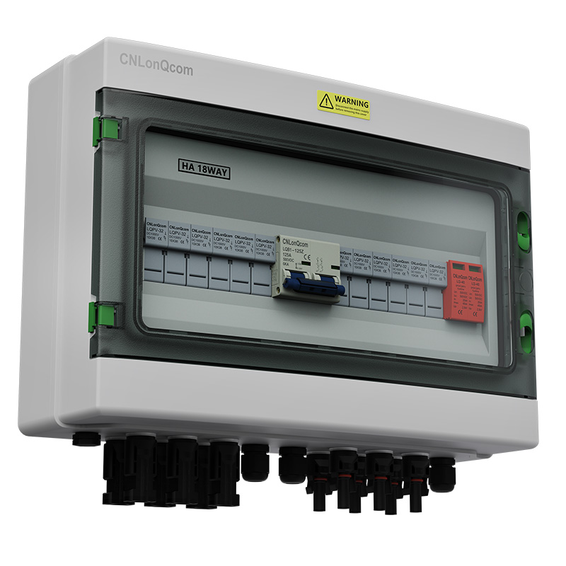 ກ່ອງ PV confiner 6in 1 Out DC500V